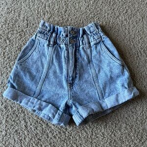 Abercrombie & Fitch 80's Paperbag Ultra High Rise Shorts